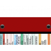 WhiteCoat Clipboard® Trifold - Red Physical Therapy Edition